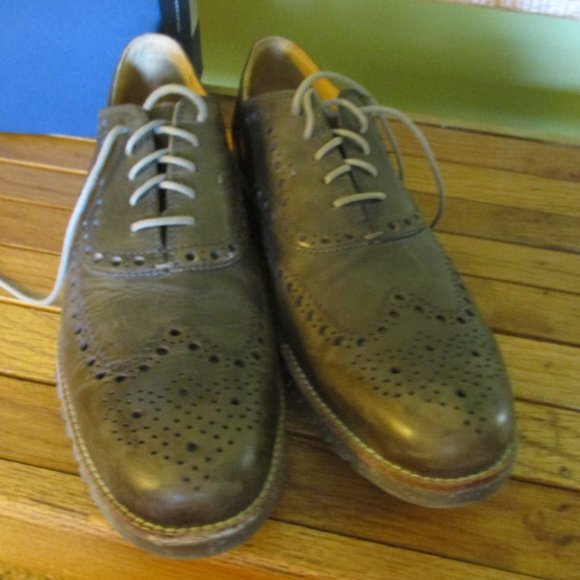 New Mens Cole Haan Pewter/Ivory Shoes Wing Tip Oxf main image 8